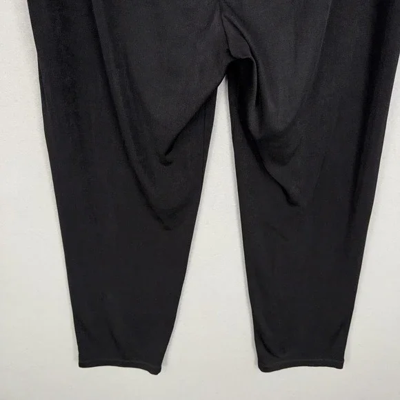 Chicos Pants Womens XL Black Pull On Stretch Straight Leg Acetate Blend Travel - Picture 8 of 16